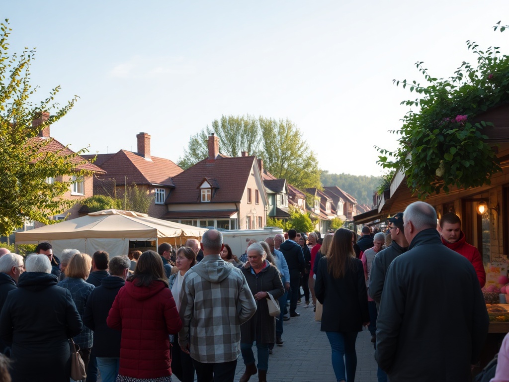 Park Miejski w Zgierzu w pełni zieleni podczas majówki, z ludźmi spacerującymi po alejkach.
